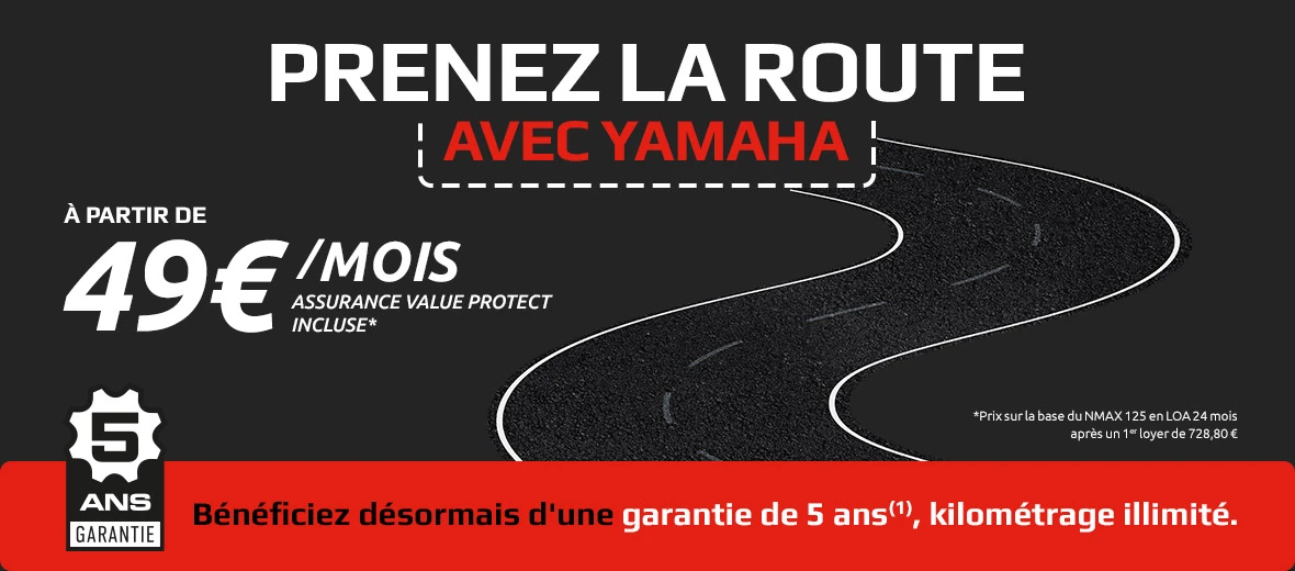 Prenez la route avec Yamaha