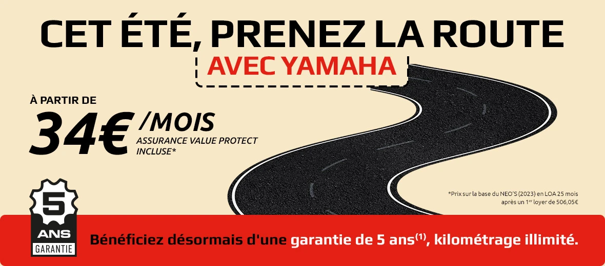 Prenez la route avec Yamaha